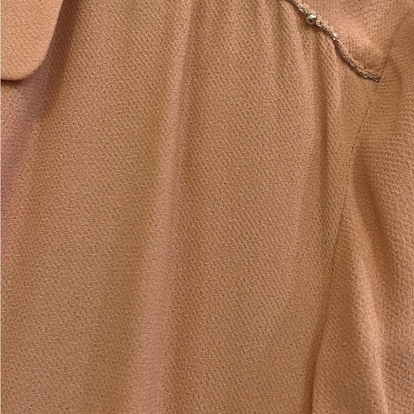 Baum und Pferdgarten Tan Button Down Shirt with Pointed Collar and Long Sleeves - Picture 4 of 8